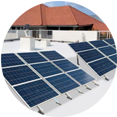 Celdas solares residencial o casa habitaci�n